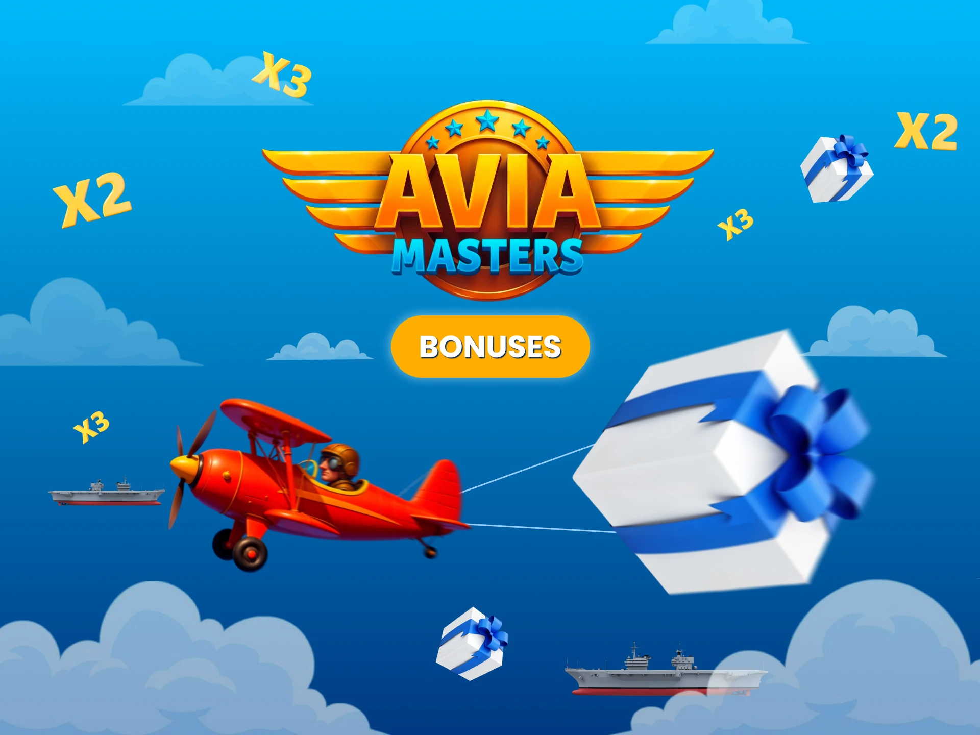 Get an exclusive promo code and start playing Aviamasters.