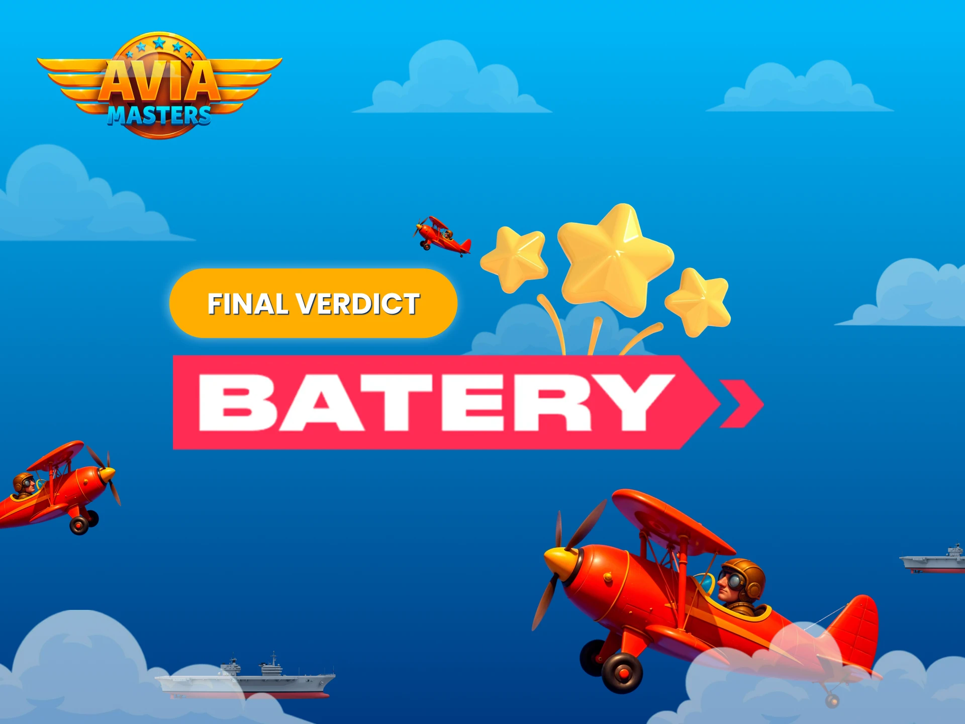 Our final opinion on the Aviamasters game on Batery.