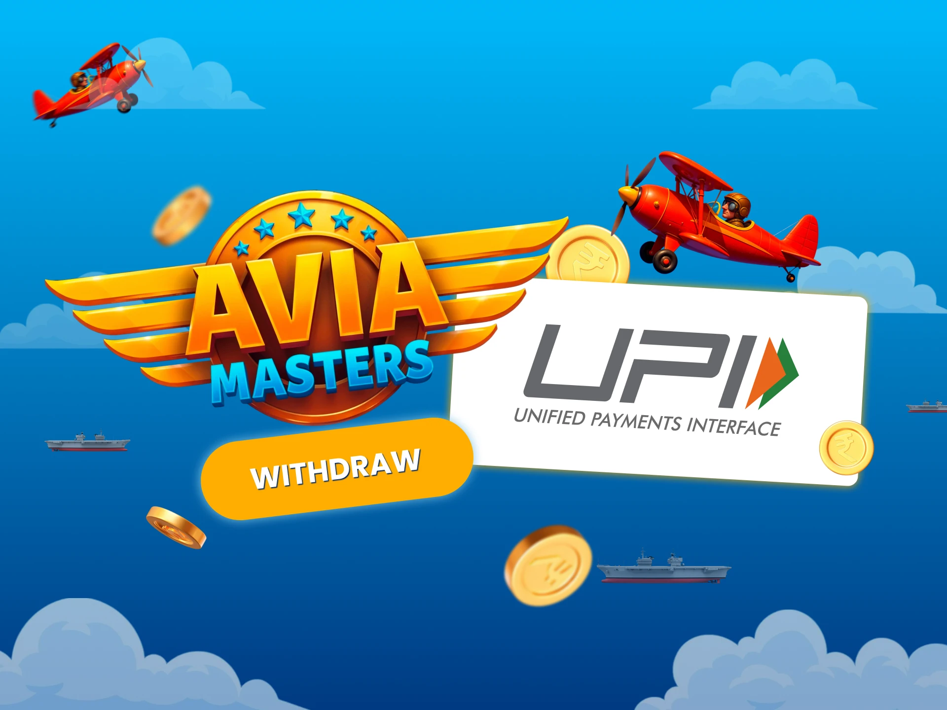 Instructions for withdrawing funds from the Aviamasters game.