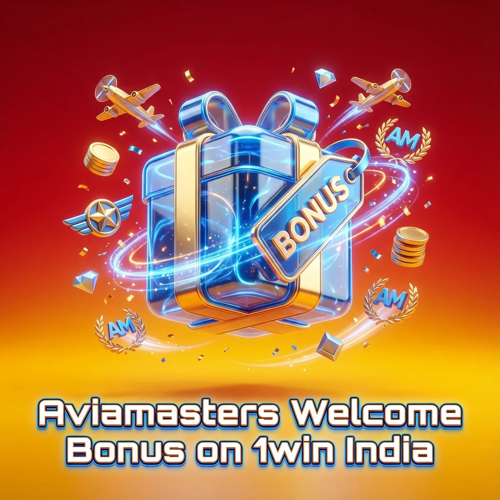 Promo banner for Aviamasters 500% welcome bonus up to ₹180,000 on 1win India for new casino players