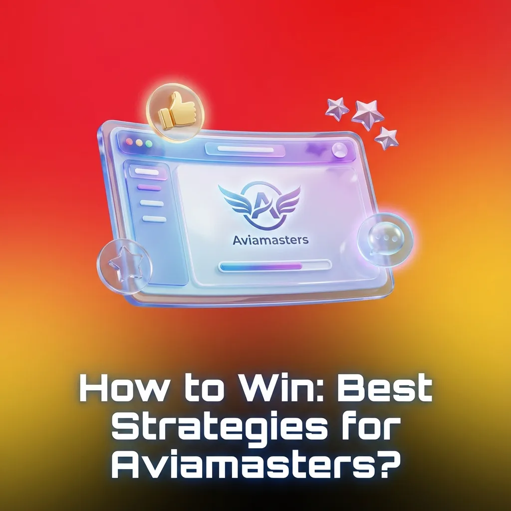 Illustrated guide to Aviamasters betting strategies, showing low multipliers, bankroll control, and auto cash-out tips