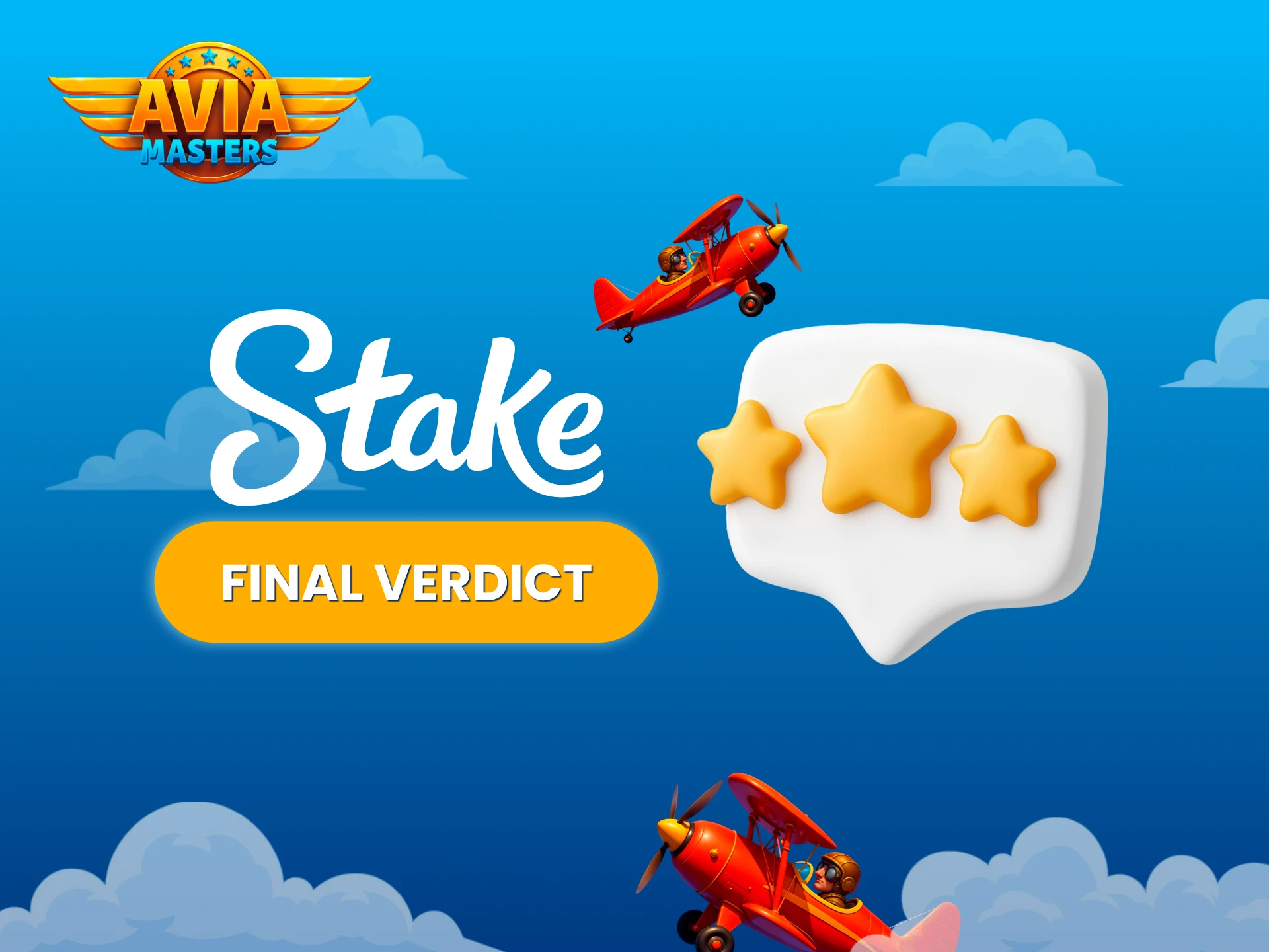 Our final opinion on the Aviamasters game on Stake.